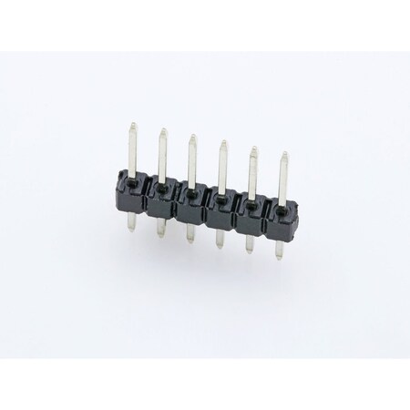Molex Board Connector, 6 Contact(S), 1 Row(S), Male, Straight, 0.1 Inch Pitch, Solder Terminal, Locking,  22284060